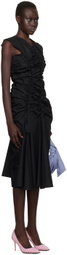 Renaissance Renaissance Black Kyra Midi Dress