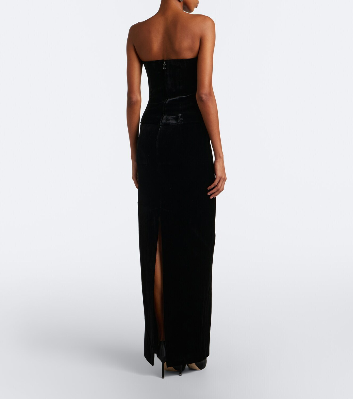 Roland Mouret Velvet maxi skirt