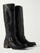 Enfants Riches Déprimés - Buckle-Embellished Leather Boots - Black