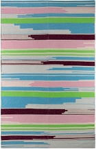 The Elder Statesman Multicolor Mix 'N' Marl Blanket