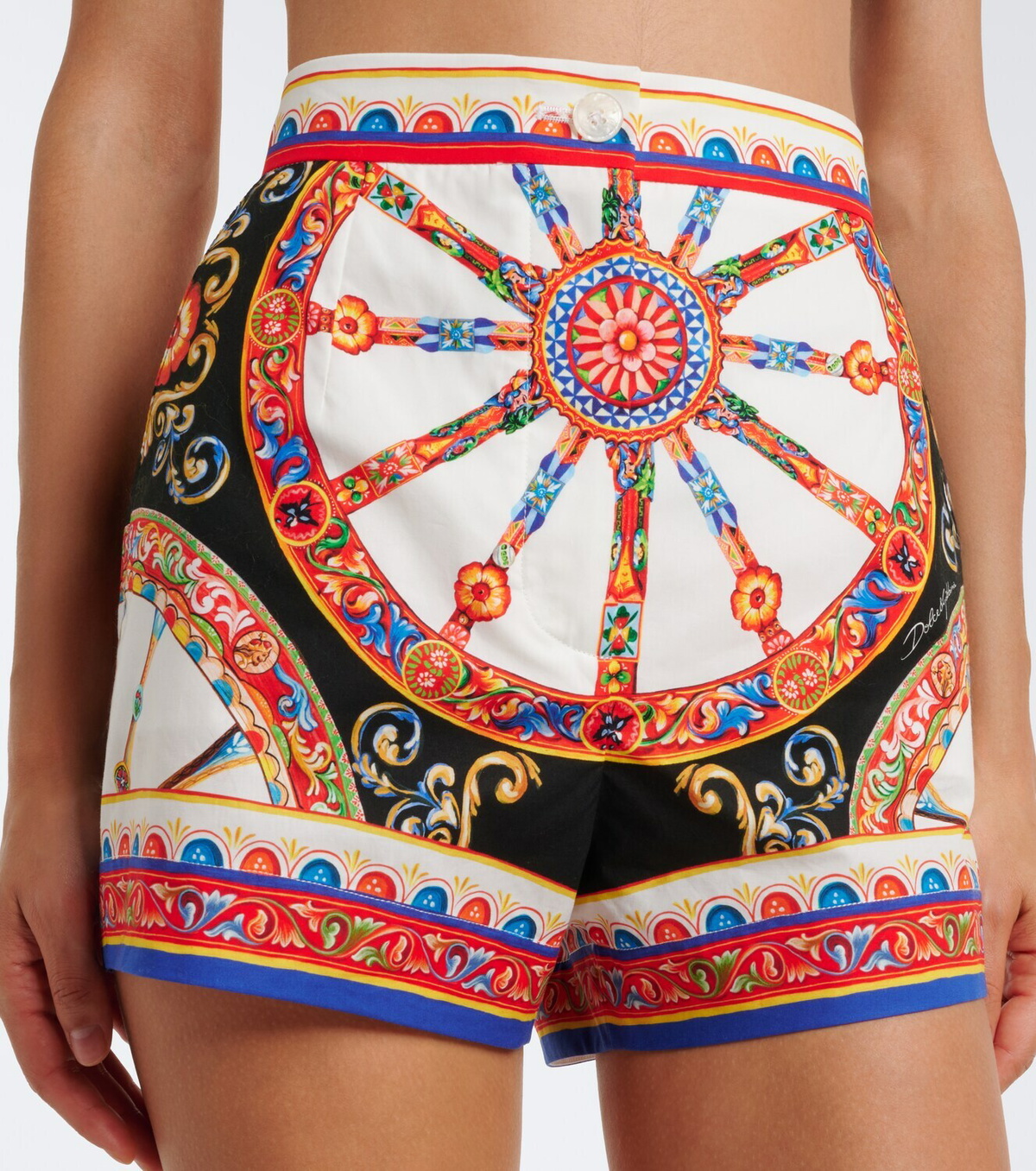 Dolce&Gabbana Cotton printed shorts