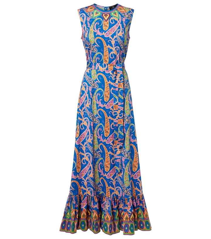 Photo: Etro Paisley cotton-blend midi dress