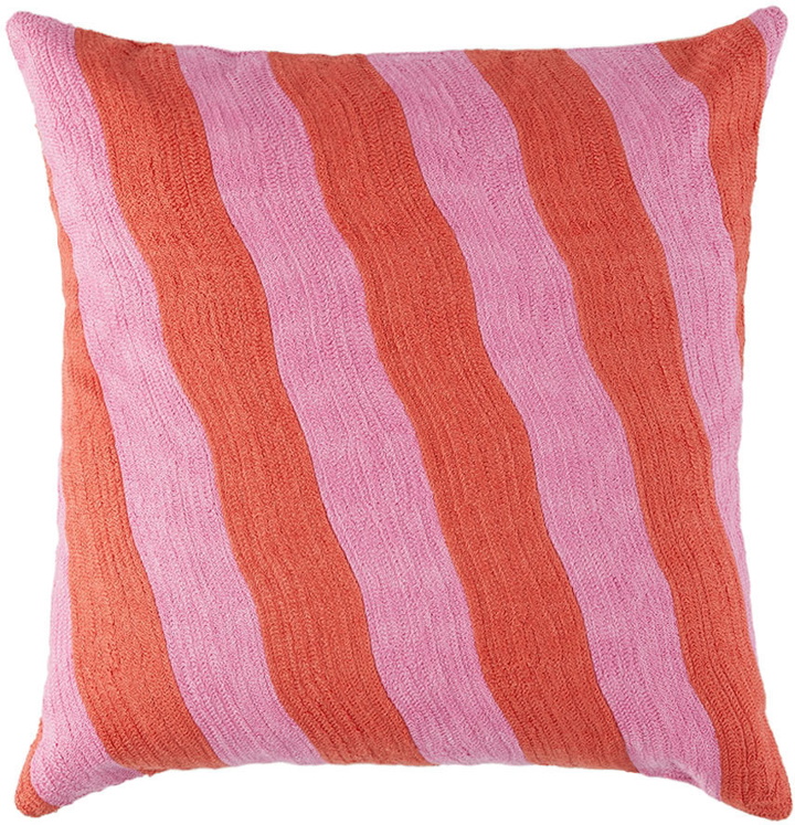 Photo: Dusen Dusen Pink & Orange Stream Pillow
