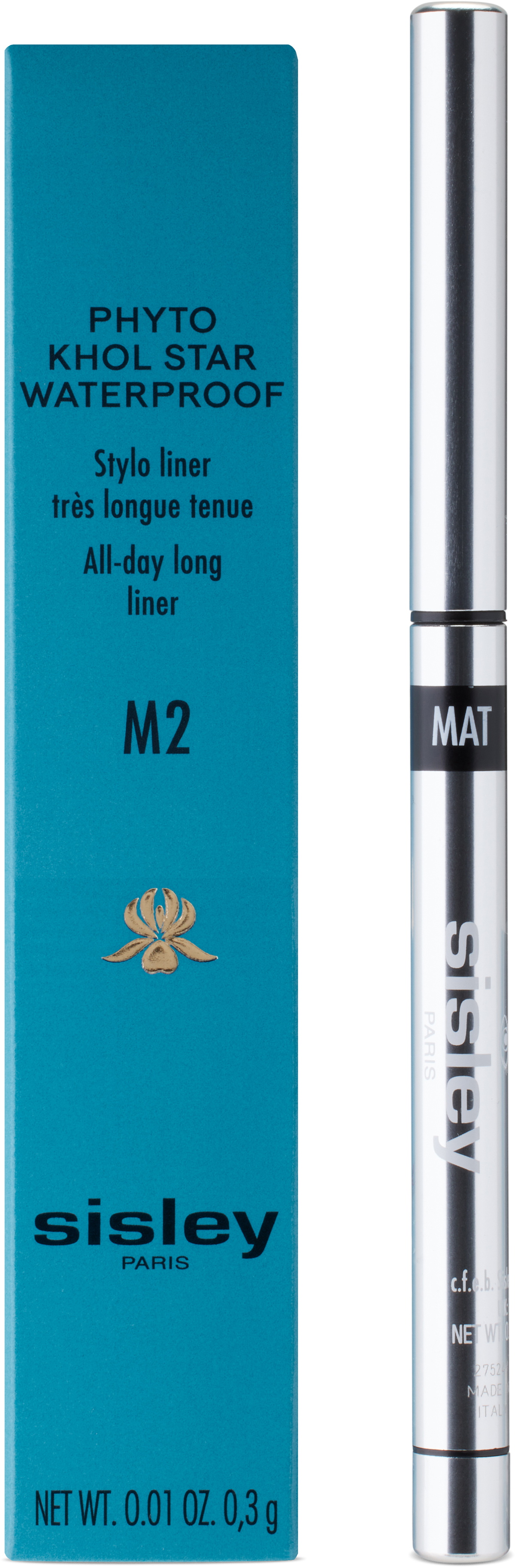 Sisley-Paris Phyto-Khol Star Waterproof Eyeliner – 1 Matte Onyx