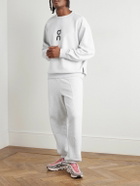 ON - Club Tapered Organic Cotton-Blend Jersey Sweatpants - Gray