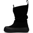 YUME YUME SSENSE Exclusive Black Low FIsherman Chelsea Boots