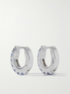 Hatton Labs - Eternity Silver Cubic Zirconia Earrings