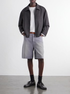 FRAME - Faded Cotton-Canvas Shorts - Blue