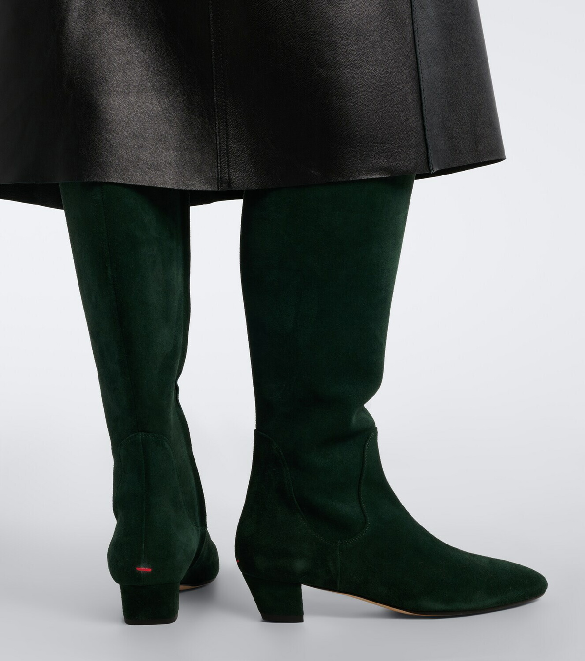 Aeyde Yana suede knee-high boots