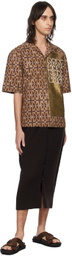 Dries Van Noten Brown Buttoned Skirt