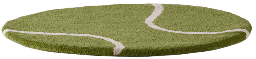 Rashelle SSENSE Exclusive Green Tennis Ball Rug