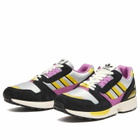 Adidas Men's Zx 8000 Mig Sneaker in Core Black/Semi Pulse Lilac/Light Yellow