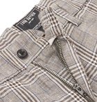 Todd Snyder - Grey Slim-Fit Checked Linen Trousers - Gray