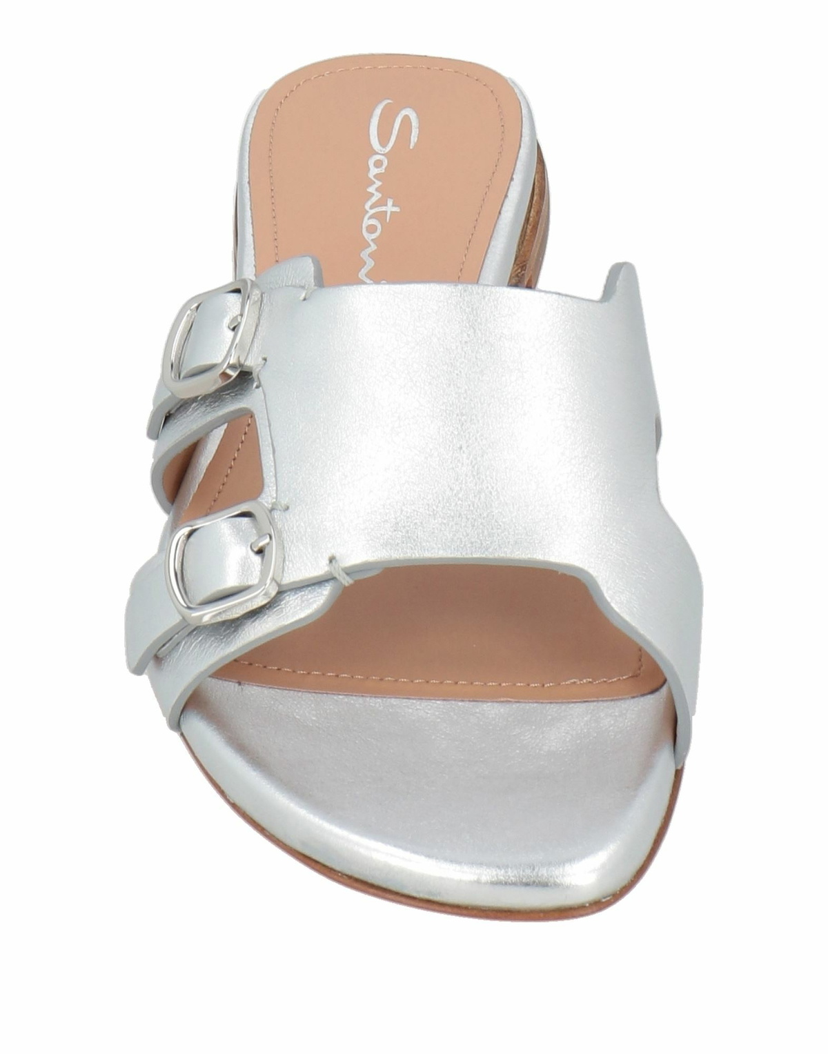 Santoni Womens Sandals in Silver
