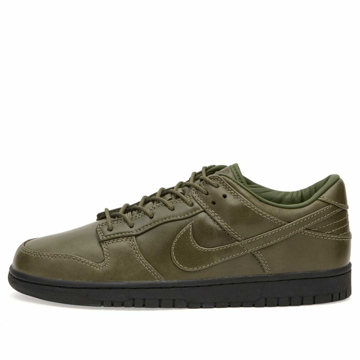 Photo: Nike Dunk Low Retro PRM QS Sneaker in Army Olive/Black