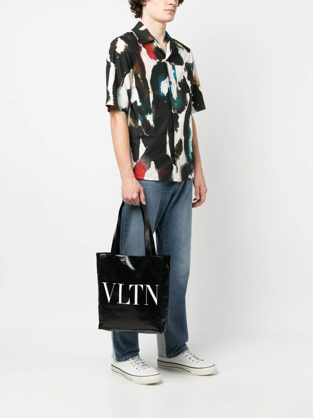 Valentino Garavani VLTN Soft black tote bag