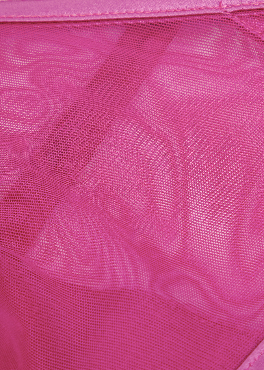 Fleur OF England Lola Mesh Strap Thong Pink