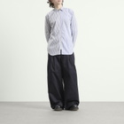Comme des Garçons SHIRT Men's Cotton Poplin Shirt in White X Stripe