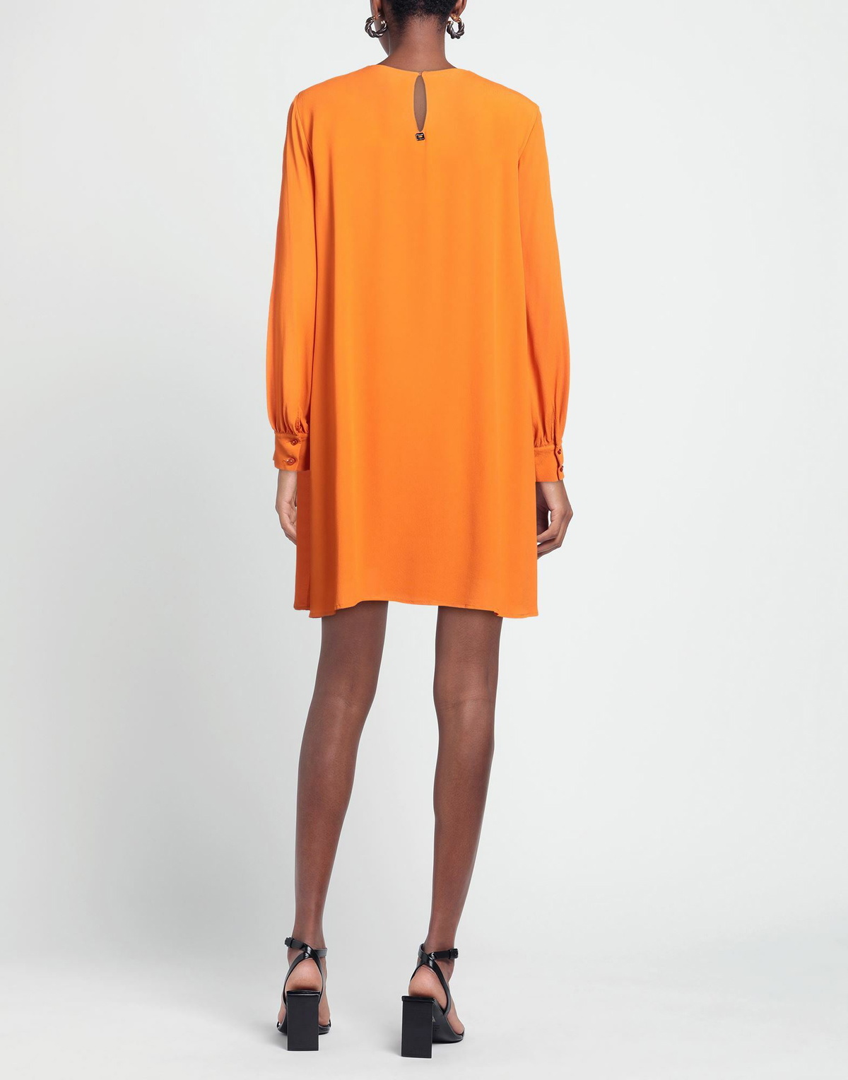 Manila Grace Womens Mini dress in Orange