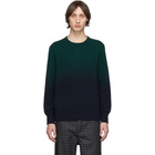 Missoni Green and Blue Degrade Crewneck Sweater