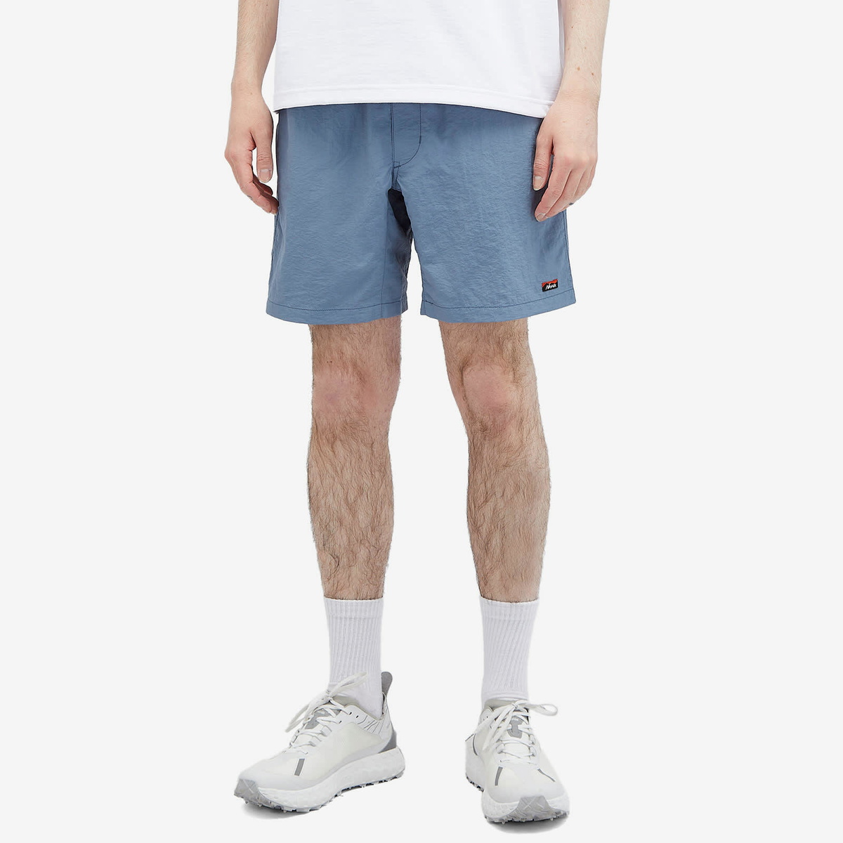 Nanga Men's Nylon Tusser Easy Shorts in Light Blue Nanga