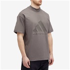 Adidas Men's BASKETBALL T-Shirts in Charcoal