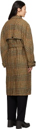 Stella McCartney Brown Belted Trench Coat