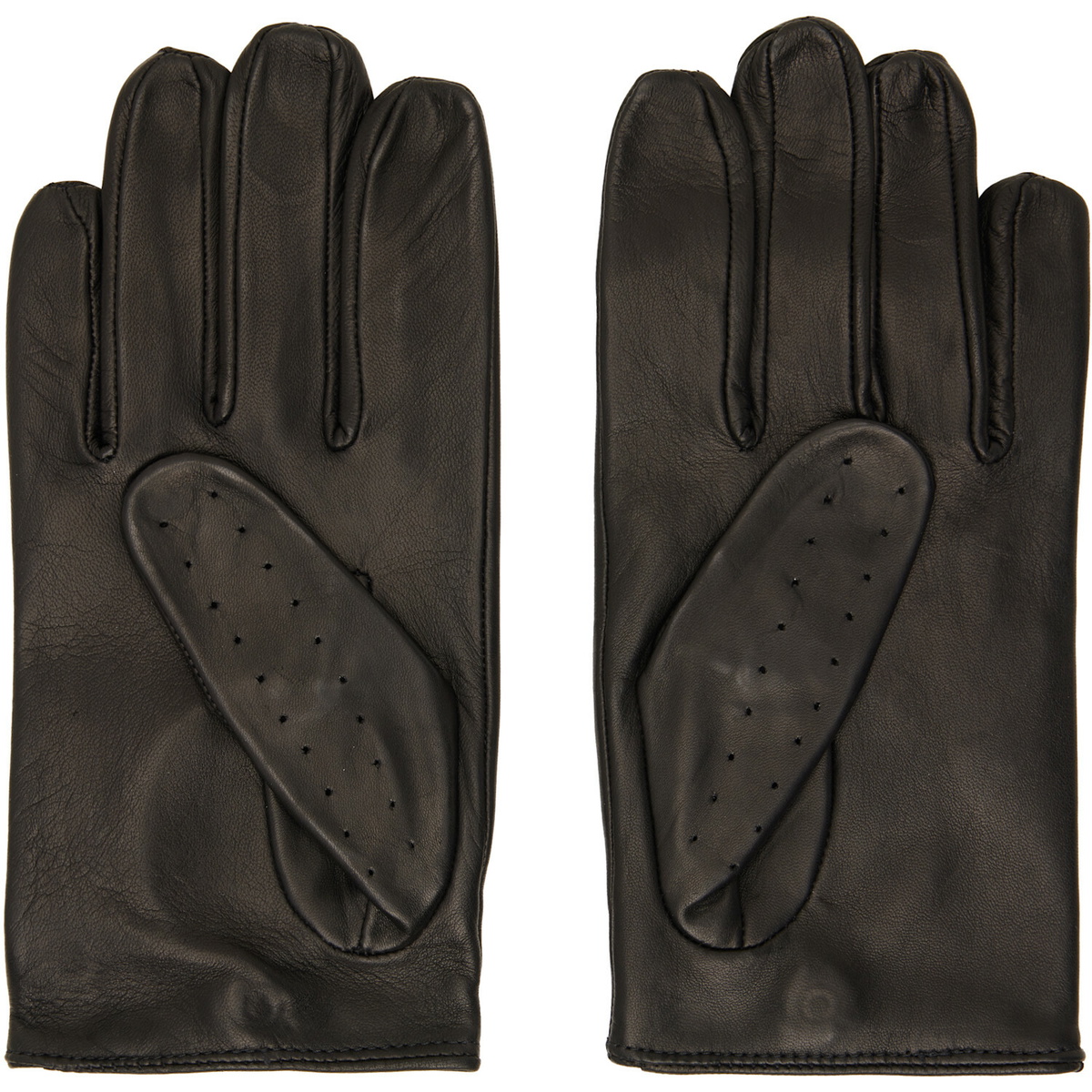 Ernest W. Baker Black Driving Gloves