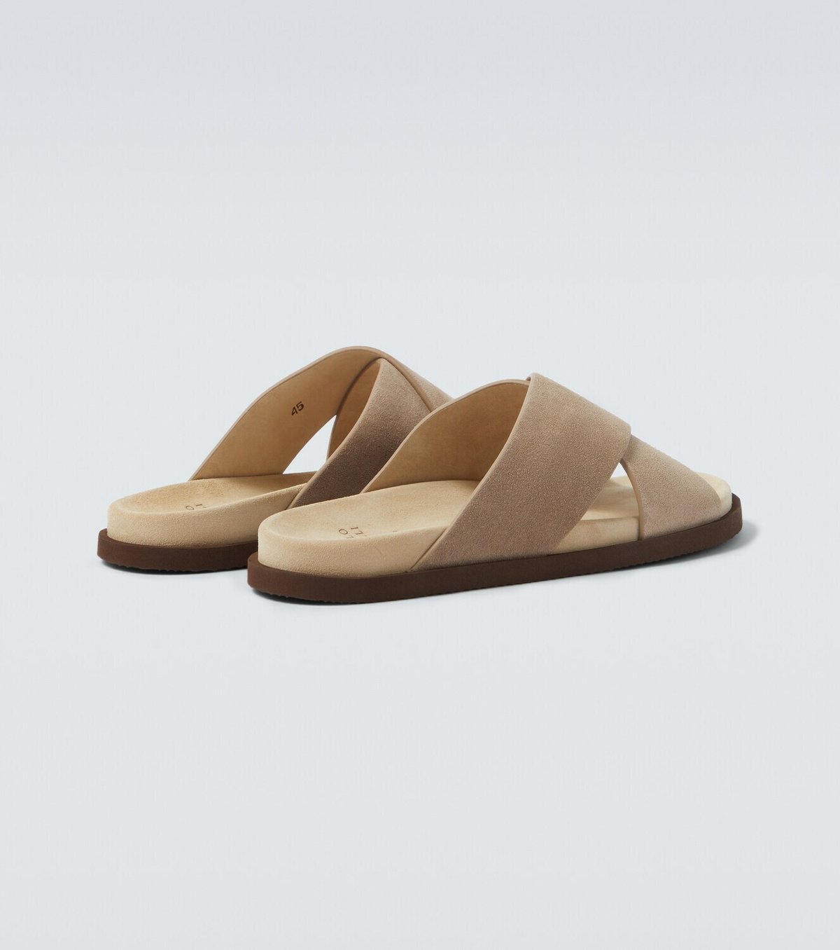 Brunello Cucinelli Suede slides
