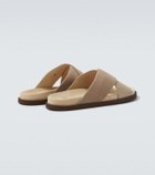 Brunello Cucinelli Suede slides