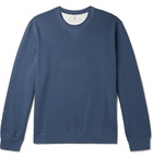 Brunello Cucinelli - Mélange Cotton-Blend Sweatshirt - Blue