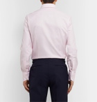 TOM FORD - Slim-Fit Checked Cotton Shirt - Pink