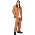 Burberry Orange Tailoring Blazer