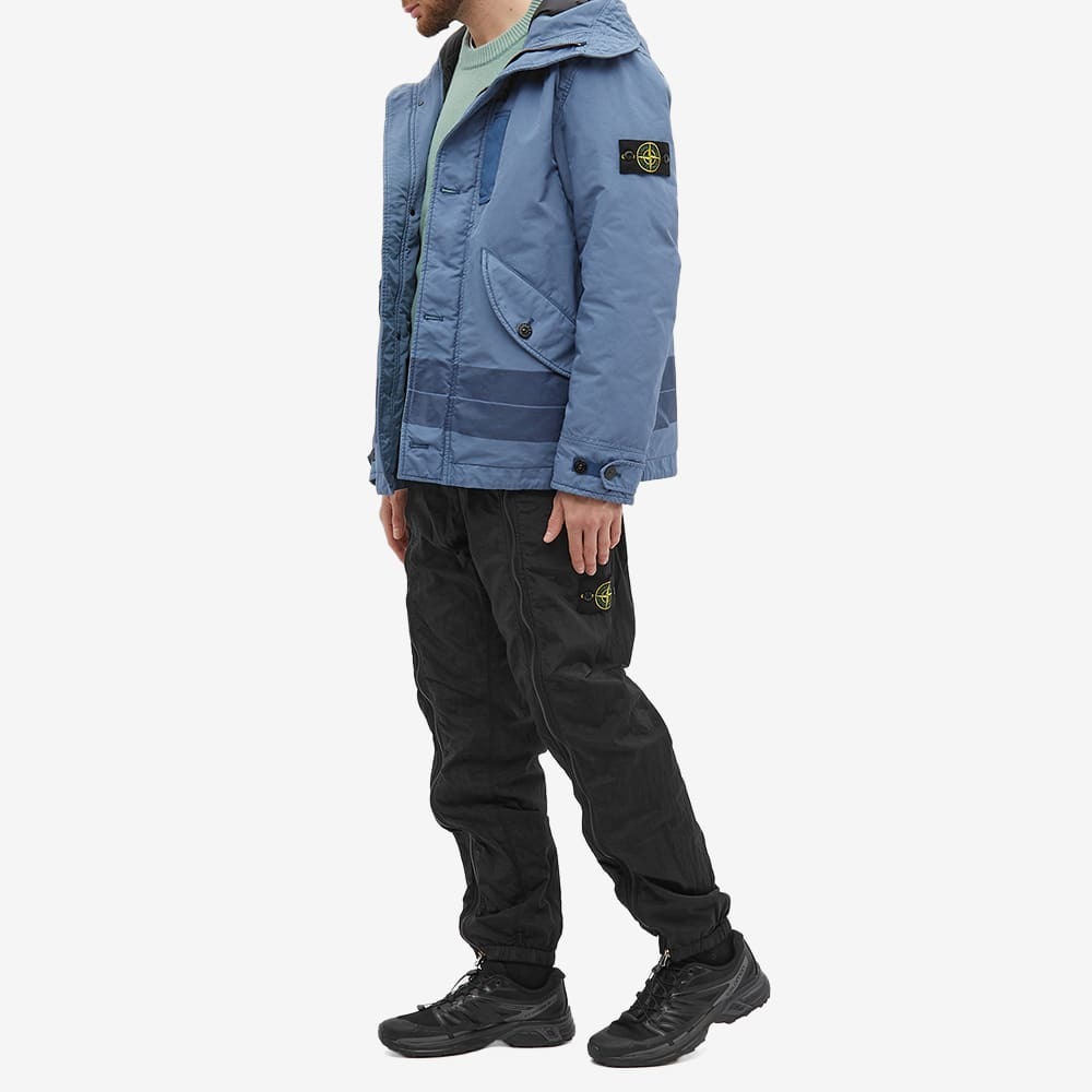Stone Island Men's Nylon Zip Flight Pant in Black Stone Island