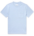 Albam - Workwear Pigment-Dyed Cotton-Jersey T-Shirt - Blue