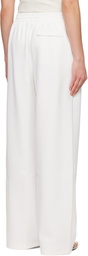 WARDROBE.NYC Off-White Semi Matte Track Lounge Pants