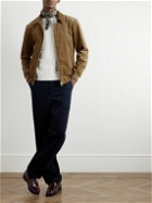 A.P.C. - Gilles Logo-Embroidered Cotton-Corduroy Jacket - Brown