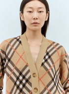 Burberry Check Wool-Blend Cardigan