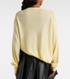 Loewe Double L asymmetric wool sweater