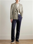 Oliver Spencer - Double-Breasted Linen Blazer - Gray