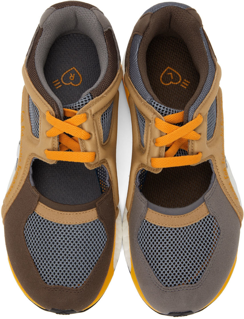 adidas x Human Made Brown & Grey EQT Racing Sneakers