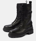 Bogner Chesa Alpina leather combat boots