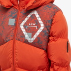 A-COLD-WALL* Men's Panelled Down Jacket in Rust