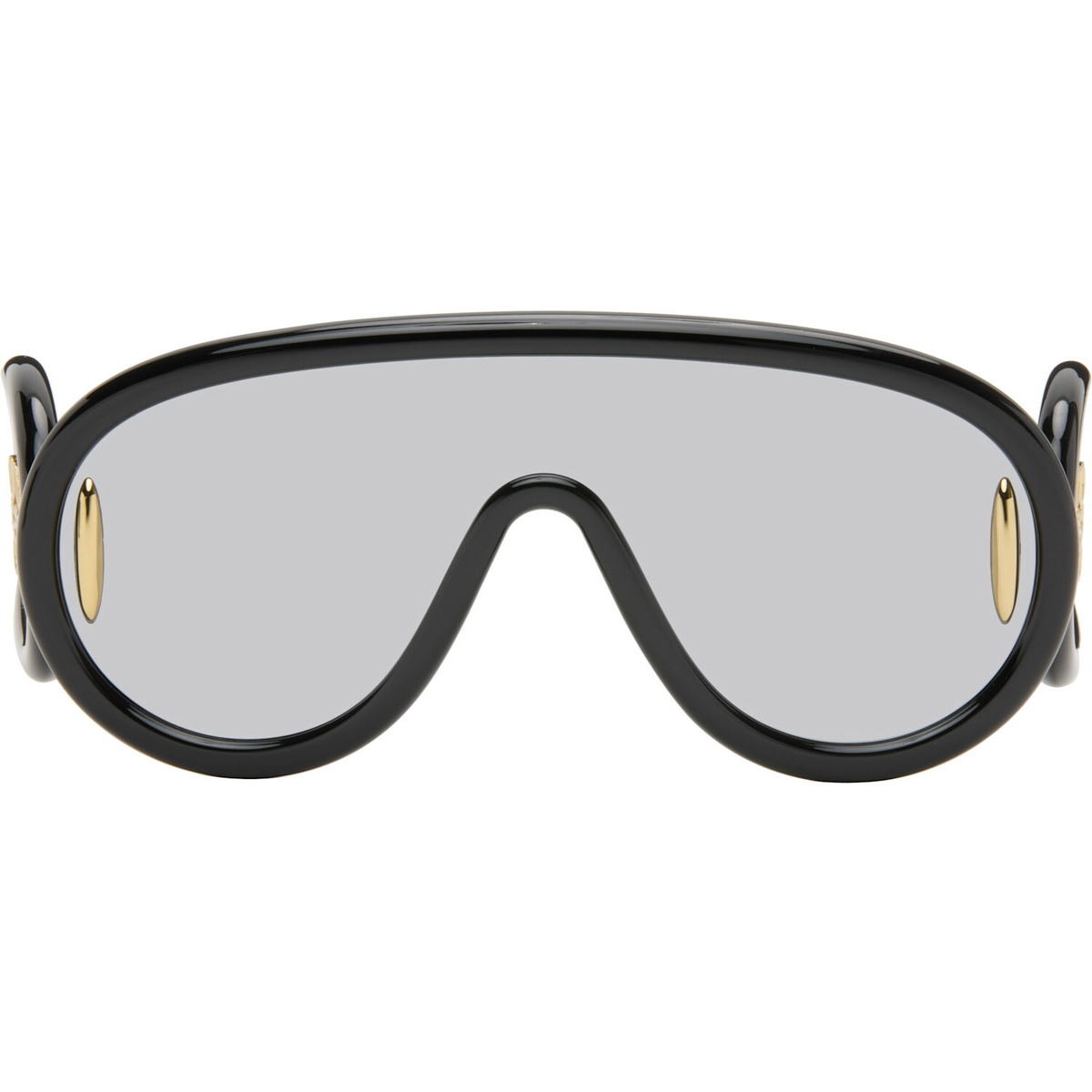 LOEWE Black Wave Mask Sunglasses