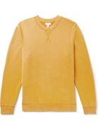 Sunspel - Cotton-Jersey Sweatshirt - Yellow