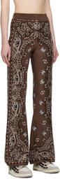 AMIRI Brown Bandana Lounge Pants