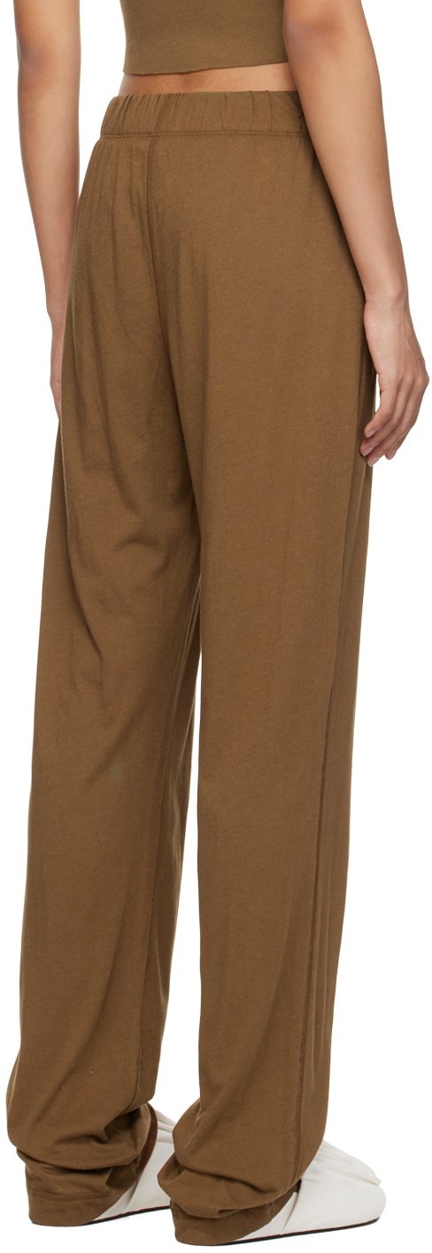 ÉTERNE Brown Relaxed-Fit Lounge Pants ÉTERNE