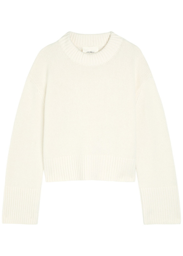 Photo: Lisa Yang Sony Cashmere Jumper Cream