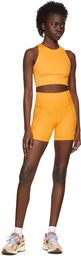 Girlfriend Collective Yellow Recycled Polyester Sport Shorts