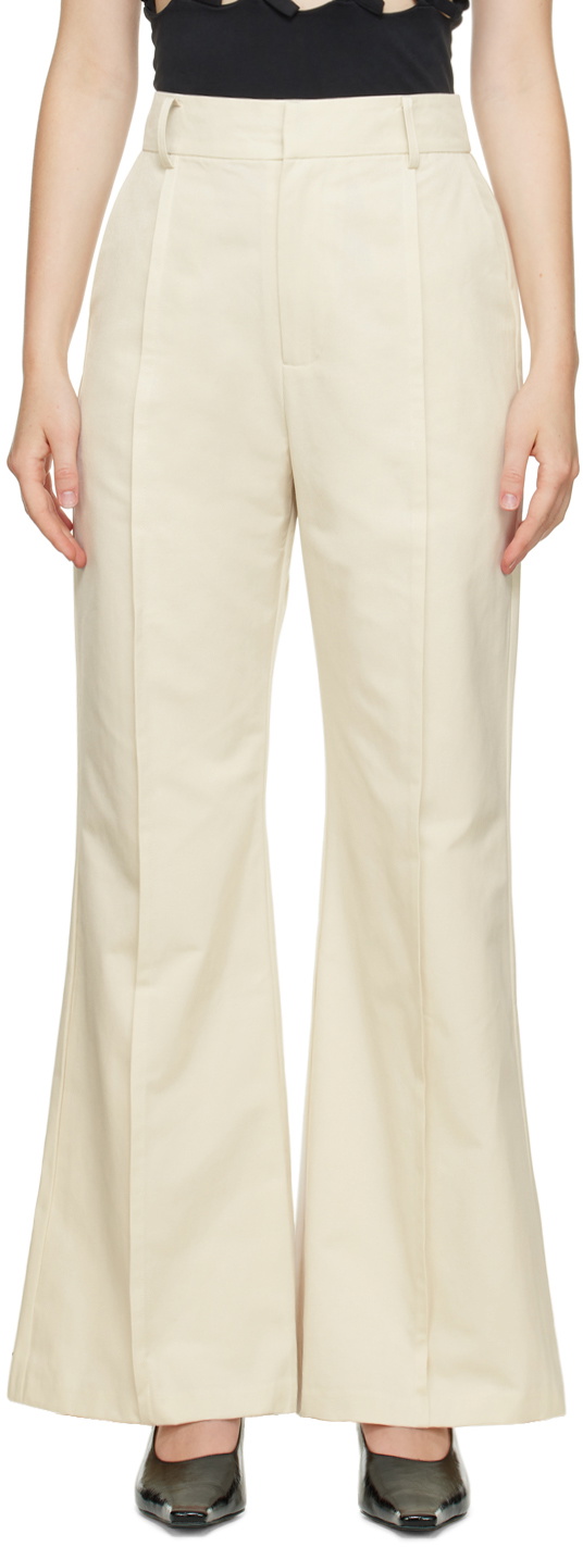 THIRD FORM Off-White Line Through Trousers